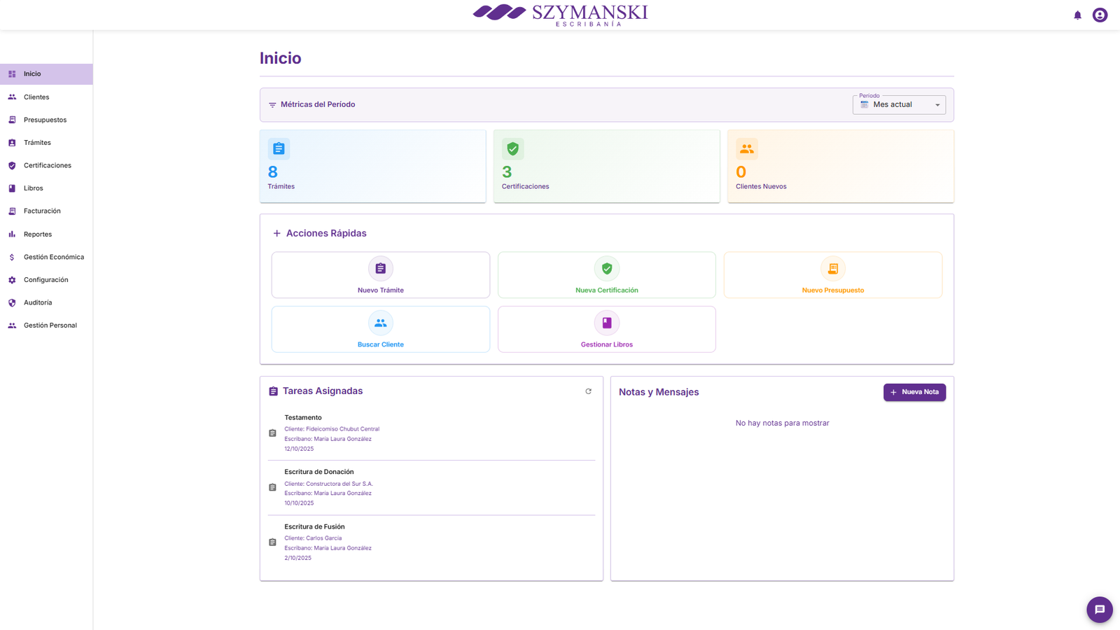 Gestión de Clientes